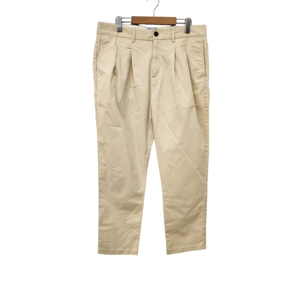 Farah Other - NEW Farah Pants Mens Size 33x28 Cream Double Pleat Chino Casual Comfort Classic